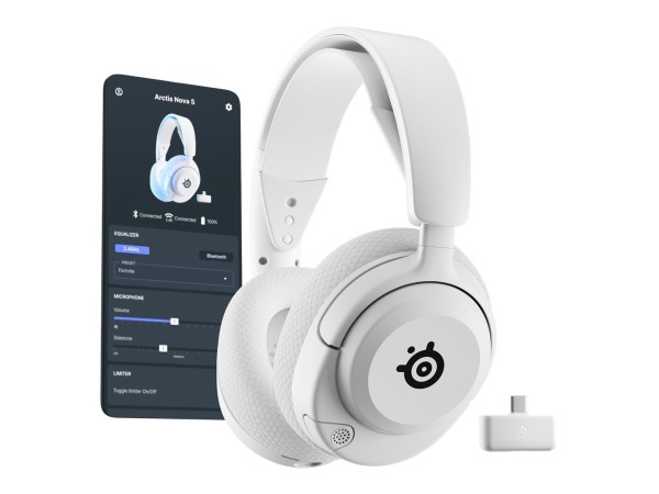 STEELSERIES Arctis Nova 5P Wireless (weiß) 61674