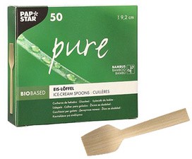 PAPSTAR Eislöffel "pure", Länge: 92 mm, 50er