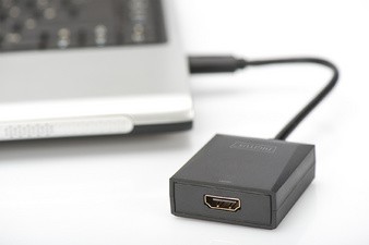 DIGITUS USB 3.0 - HDMI Video Adapter, schwarz