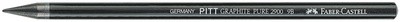 FABER-CASTELL Graphitstift PITT GRAPHITE PURE, Härtegrad: 6B