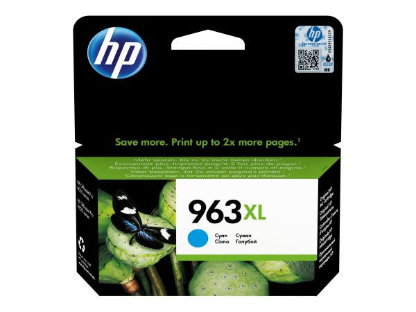 HP 963XL High Yield Cyan Ink 3JA27AE#BGY