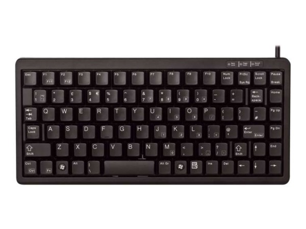 Cherry G84-4100 SLIM-LINE USB/PS2 US-englisch black G84-4100LCMEU-2