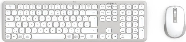 HAMA HAMA Multi-Device-Tastatur-Maus-Set WKM-550, kabellos, Funk/BT, WS, QWERTZ DE (00173066)