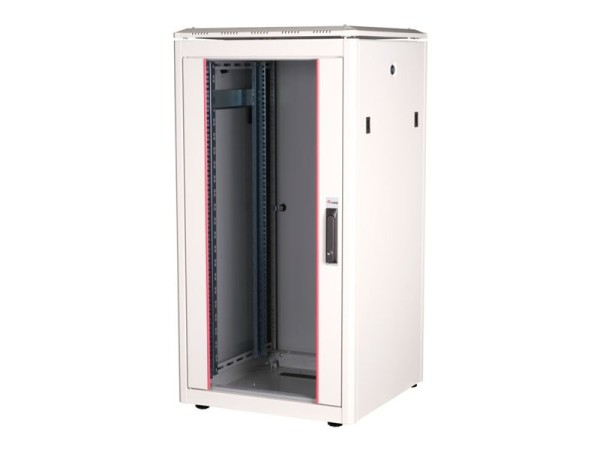 EQUIP EQUIP Serverschrank 19"  22U 600x600mm Glastür   grau