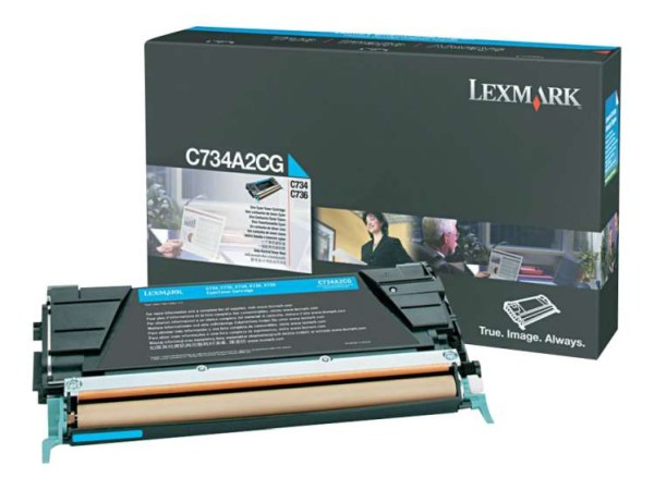 LEXMARK Cyan Tonerpatrone LCCP C734A2CG