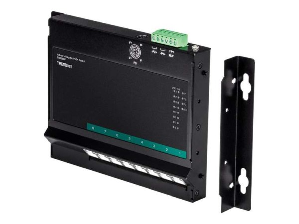 TRENDNET Industrie Switch 8 Port Gbit Unman. PoE+ FA Metall TI-PG80F