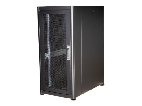 EQUIP EQUIP Serverschrank 19"  26U 600x1000mm gelochte Tür Schwarz