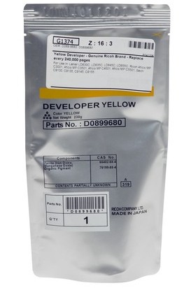 RICOH RICOH Developer MP C3001 Yellow (D0899680)