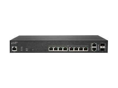 SONICWALL SWITCH SWS12-10FPOE WITH WIRELESS NETWORK MANAGEMENT AND SUPPORT 02-SSC-8370