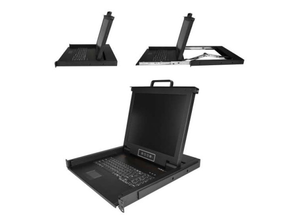 STARTECH.COM 1HE KVM Konsole für Server Racks - VGA KVM - 17 Zoll RKCONS1701