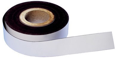 magnetoplan Magnetband, PVC, weiß, 35 mm x 30 m
