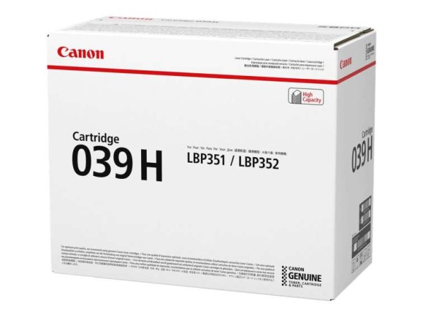 CANON 039 H Schwarz Tonerpatrone 0288C001