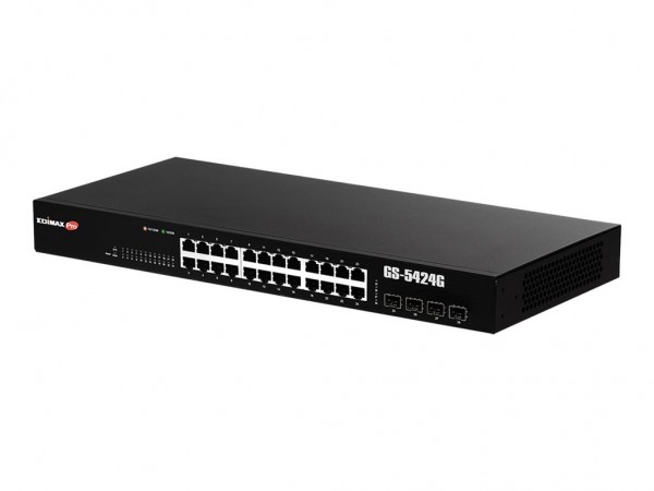 EDIMAX GS-5424G Web Smart Switch 24-Ports mit 4 SFP Slots