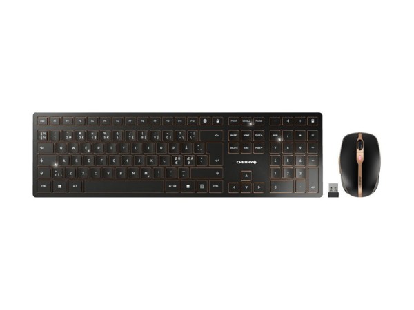 CHERRY CHERRY DW 9100 SLIM PN Layout bronze/schwarz