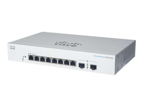 CISCO SYSTEMS CBS220 SMART 8-PORT GE FULL POE CBS220-8FP-E-2G-EU