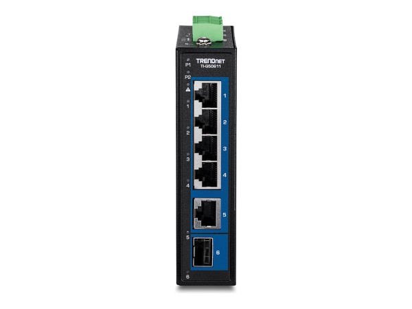 TRENDNET TRENDNET 6-Port Industr. 2.5G DIN-Rail Switch with 10G Ports