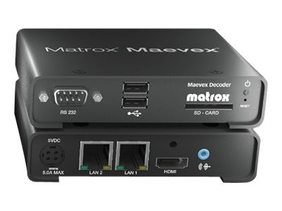 MATROX MATROX Maevex 5150 Encoder Video over IP Decoder HDMI/DVI-out bis zu 1920x1200/1080p60 out HDMI/anal