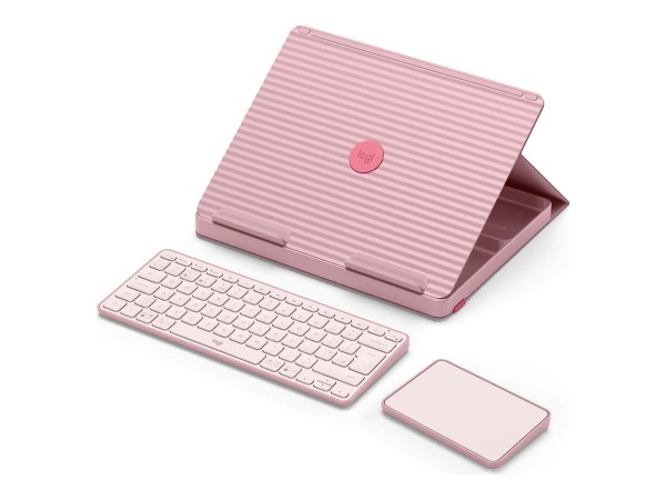 LOGITECH Casa Pop-Up Desk - Tastatur- und Touchpad-Set - kabellos - Bluetoo 920-011240