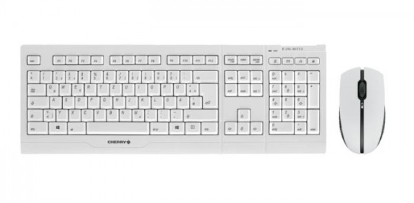 Cherry B.Unlimited 3.0 wh/gy U - Tastatur - 3 Tasten