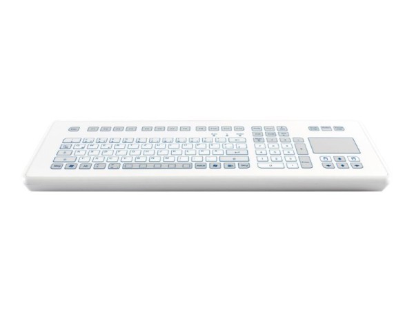 GETT GETT KS18240 USB Kurzhub Folientastatur im Gehaeuse 105 Tasten (DE)