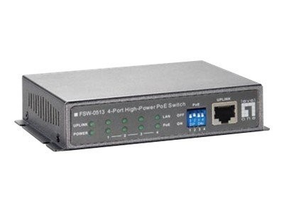LEVELONE Switch 04P DT LevelOne FSW-0513 10/100 PoE LevelOne´s FSW-0513 ist ein 10/100Mbps Fast Ethernet Swit