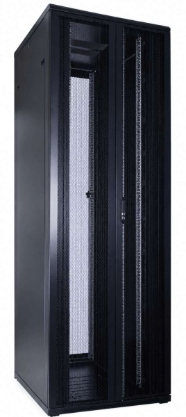 DSIT 47 HE 19? Serverschrank, mit perforierter Doppelflügeltüren vorne und DS6847DD