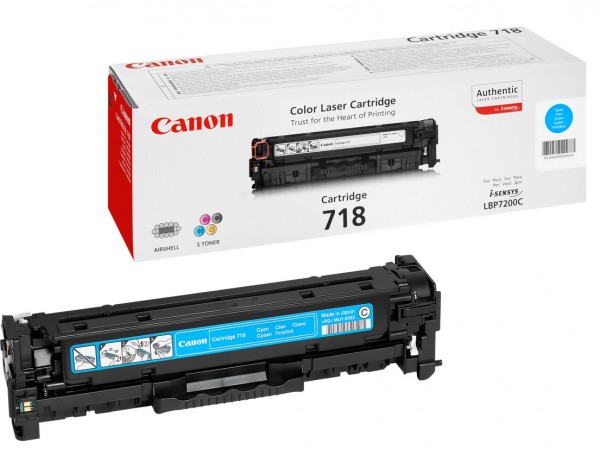 Canon CRG 718 C Patrone 2900Seiten Cyan