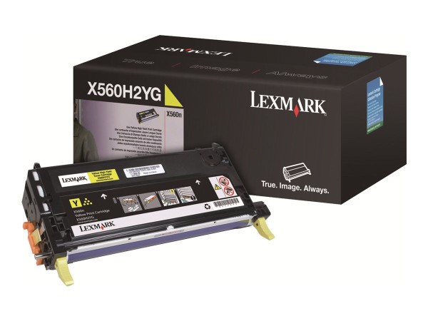 LEXMARK Gelb Tonerpatrone X560H2YG
