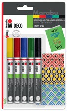 Marabu Acrylmarker "Deco Painter matt", 5er Blister