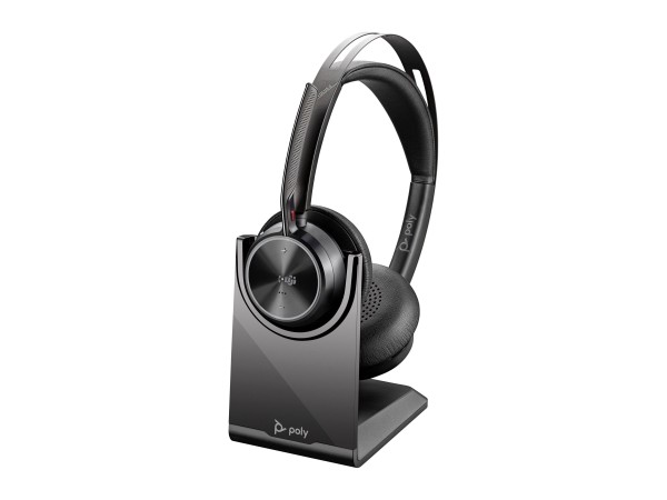 HP HP Poly Voyager Focus 2-M USB-C-Headset incl. Ladestation + Adapter USB-C/ -A, MS-Teams kompatibel