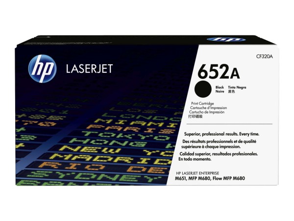 HP 652A Schwarz LaserJet Tonerpatrone (CF320A) CF320A