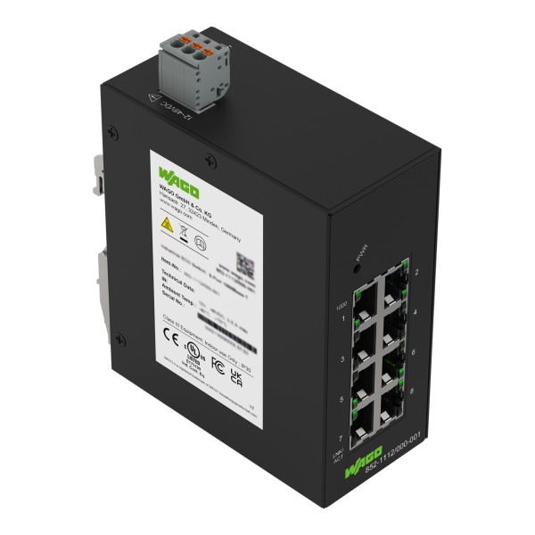 WAGO WAGO Industrial-ECO-Switch,8 Po 8Ports 1000Base-T,sw 1 Stück