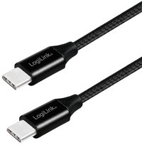 LogiLink USB 2.0 Kabel, USB-C - USB-C Stecker, 1,0 m, rot