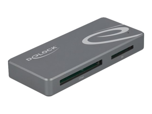 DELOCK USB Type-C Card Reader für CFast und SD Speicherkarten + USB Hub mit 91754