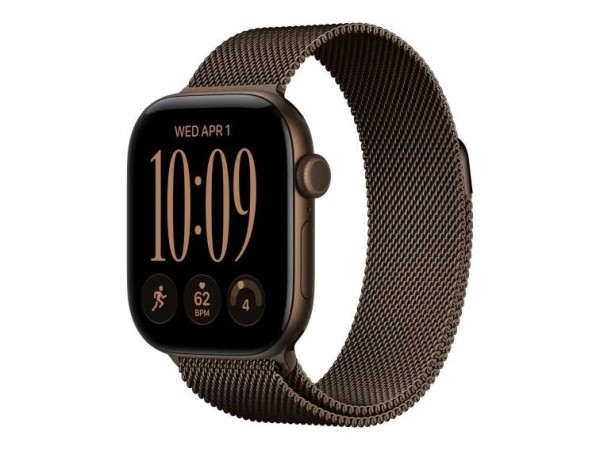 APPLE Watch S12 Aluminium 42mm Dunkelbronze (Milanaise Armband dunkelbronze MKDC4ZR/A
