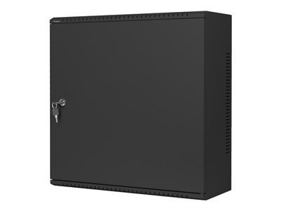 LANBERG LANBERG Rack Wandschrank 19" WAF1, 6U Metalltür schwarz
