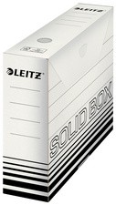 LEITZ Archiv-Schachtel Solid, weiß/schwarz, (B)100 mm