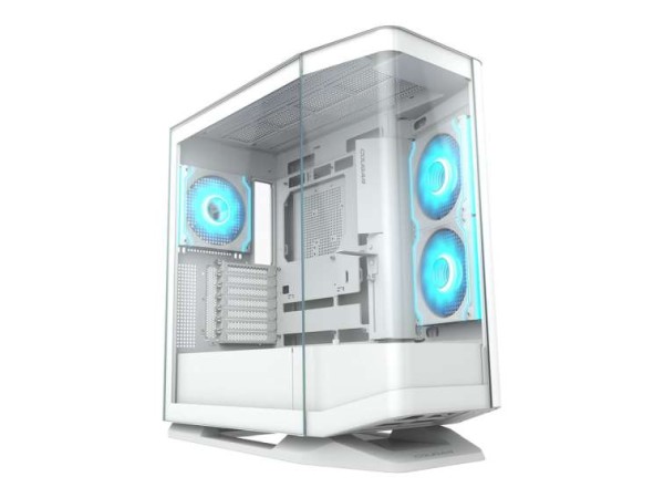 COUGAR GAMING Gehäuse Midi-Tower, FV270 ARGB, Weiß CGR-58M6W-RGB