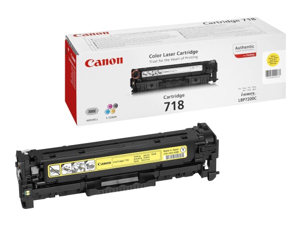 CANON 718 Yellow Gelb Tonerpatrone 2659B002AA