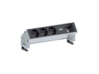 BACHMANN Steckdosenleiste Desk2 3xUTE Dosen 35° 902.404