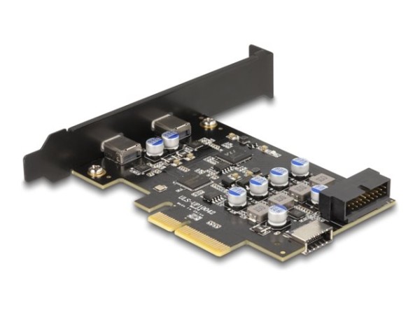 DELOCK DELOCK PCI Express x4 Karte zu 2 x extern USB Type-C