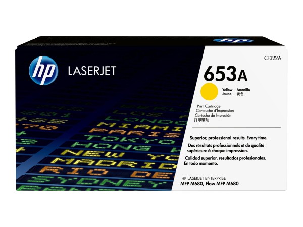 HP HP 653A Gelb LaserJet Tonerpatrone (CF322A)