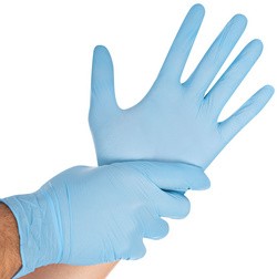 HYGOSTAR Untersuchungs-Handschuh SAFE VIRUS, XL, blau