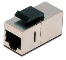 DIGITUS Modular Adapter Kat.5e, geschirmt, 2 x RJ45 Buchse