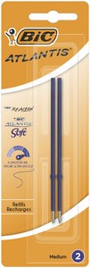 BIC Kugelschreiber-Mine X-Smooth Refill schwarz, 2er Blister