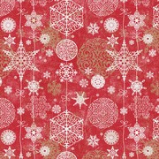 PAPSTAR Weihnachts-Motivservietten "Shining Snowflakes"