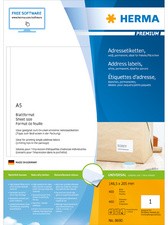 HERMA Universal-Etiketten PREMIUM, 148,5 x 105 mm, weiß