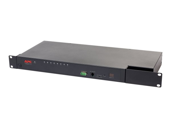 APC KVM SWITCH 2G- Analog- 1 Local User- 8 Port- 1HU KVM0108A