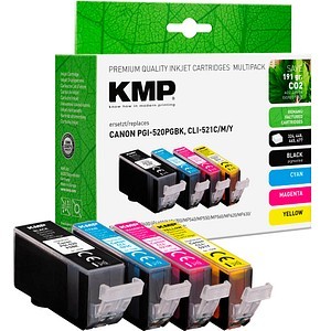 KMP KMP Tinte ersetzt Canon PGI520/CLI521MP