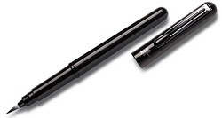 4 Patronen PentelArts Brush Pen Pinselstift Gehäuse schwarz/grau inkl